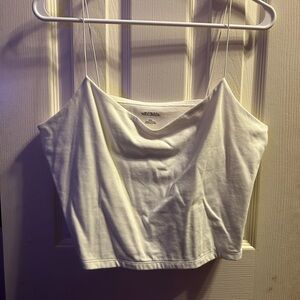 Wild fable white crop top
